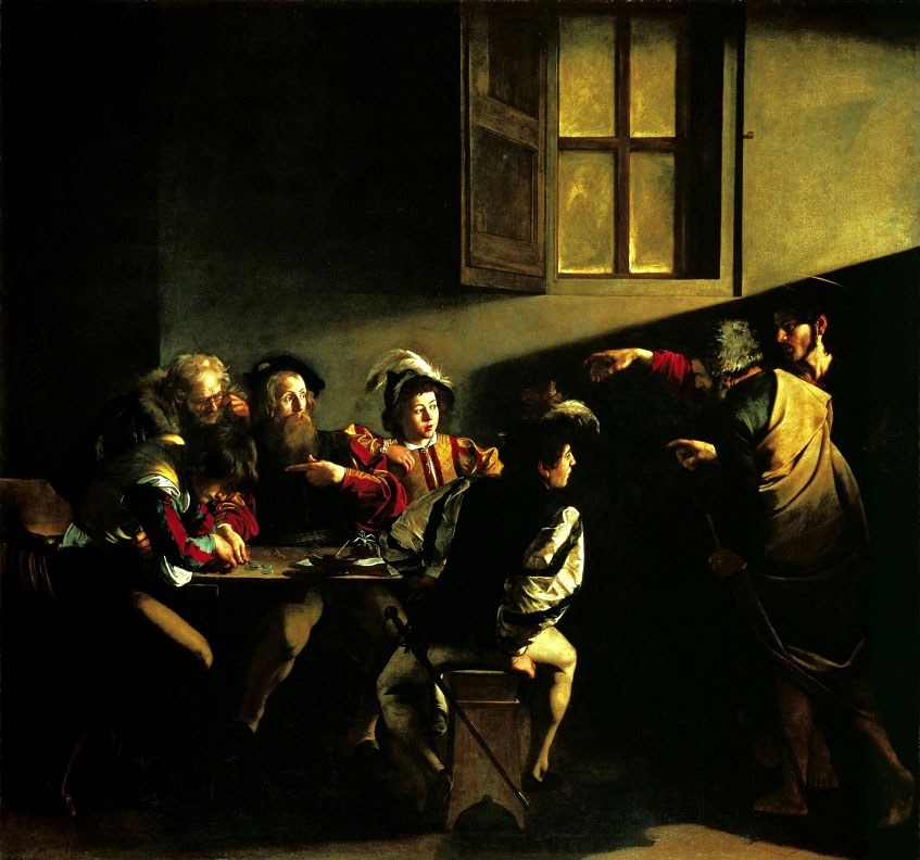 Caravaggio The Calling of Saint Matthew